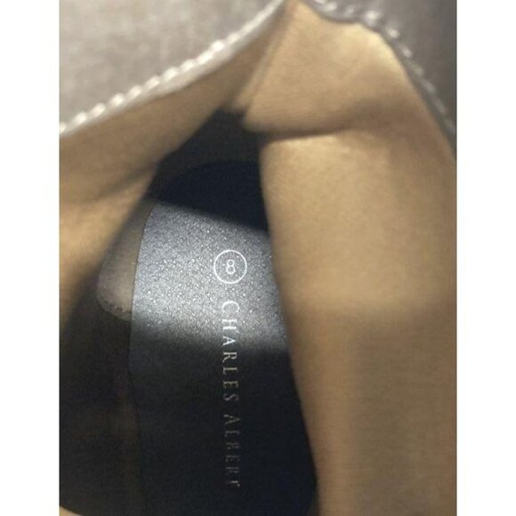 Women's Sz 8 Charles Albert Western Style Brown Ankle Boots NWT - Picture 5 of 7